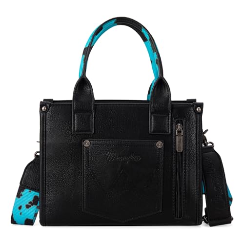Image of Montana West x Wrangler Tote Bag for Women Western Cow Print Purse Designer Top Handle Handbags
