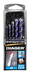 Diager 215B Universal Multi Bohrer Set, 5 Stück