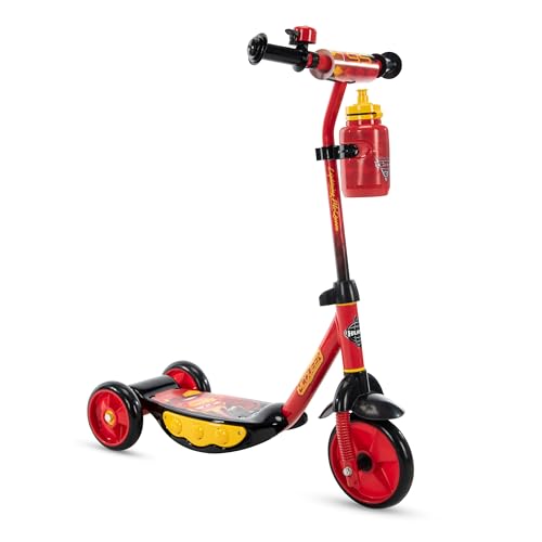 Huffy Disney Pixar Cars Preschool Scooter with Lights,...