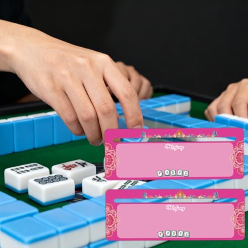 Set de 4 guías Pop Resin para mahjong en colores variados miniatura 5