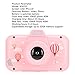 Kids Camera, Digital Video Camera for Boys and Girls, 3 5in Childproof Toy Camera, Game and MP3 Function Camera with 3 5in HD Screen, Digital Toy Camera for Kids Aged 3‑10(Pink)