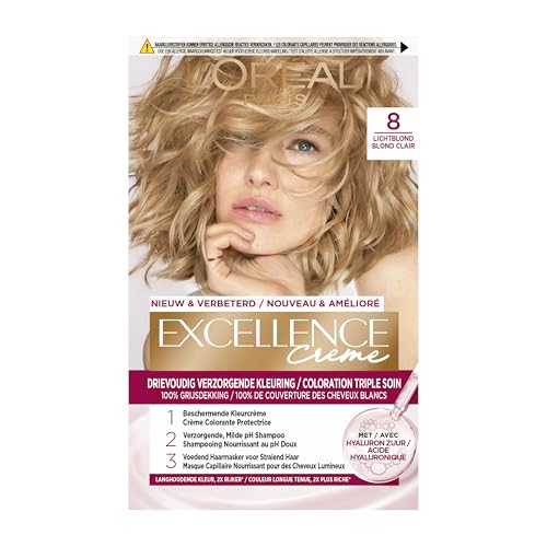 L'Oreal Paris Excellence Creme 8 - Biondo chiaro - Colorazione permanente