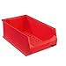 Produktbild Sichtlagerbox Stapelbox Lagersichtbox Box 500 x 300 x 200 mm rot