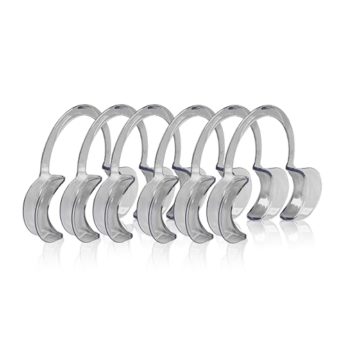 Retractor de mejillas para niño de 6 piezas, Separadores de Boca, Dispositivo de Apertura en Forma de C, Retractores de Mejillas y Labios, Retractor Labial Retractor de Mejilla en Forma de C