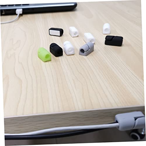 Gatuida 20pcs Clips adhesivos para organización de cables para fácil instalación miniatura 2