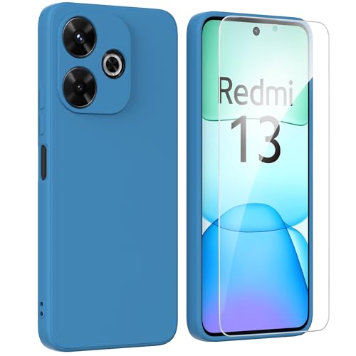 Cover Per Xiaomi Redmi A1/A2 Con Vetro Temperato E Design Sfumato - Custodia Protettiva COMAKU