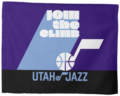 Northwest NBA Utah Jazz Slogan Time Rally Towel, 15 x 18 inches