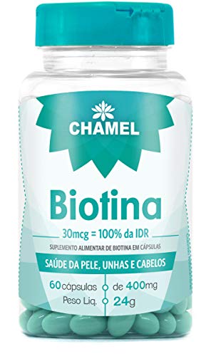 Biotina em cápsulas - 60 cápsulas, Chamel