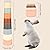 WALLFID 8 PCS Stacking Cups for Rabbits-Bunny Toys for Hiding Food and Playtime Fun,BPA-Free Safe Plastic Pet Toys,Multi-Coloured and Various Sizes