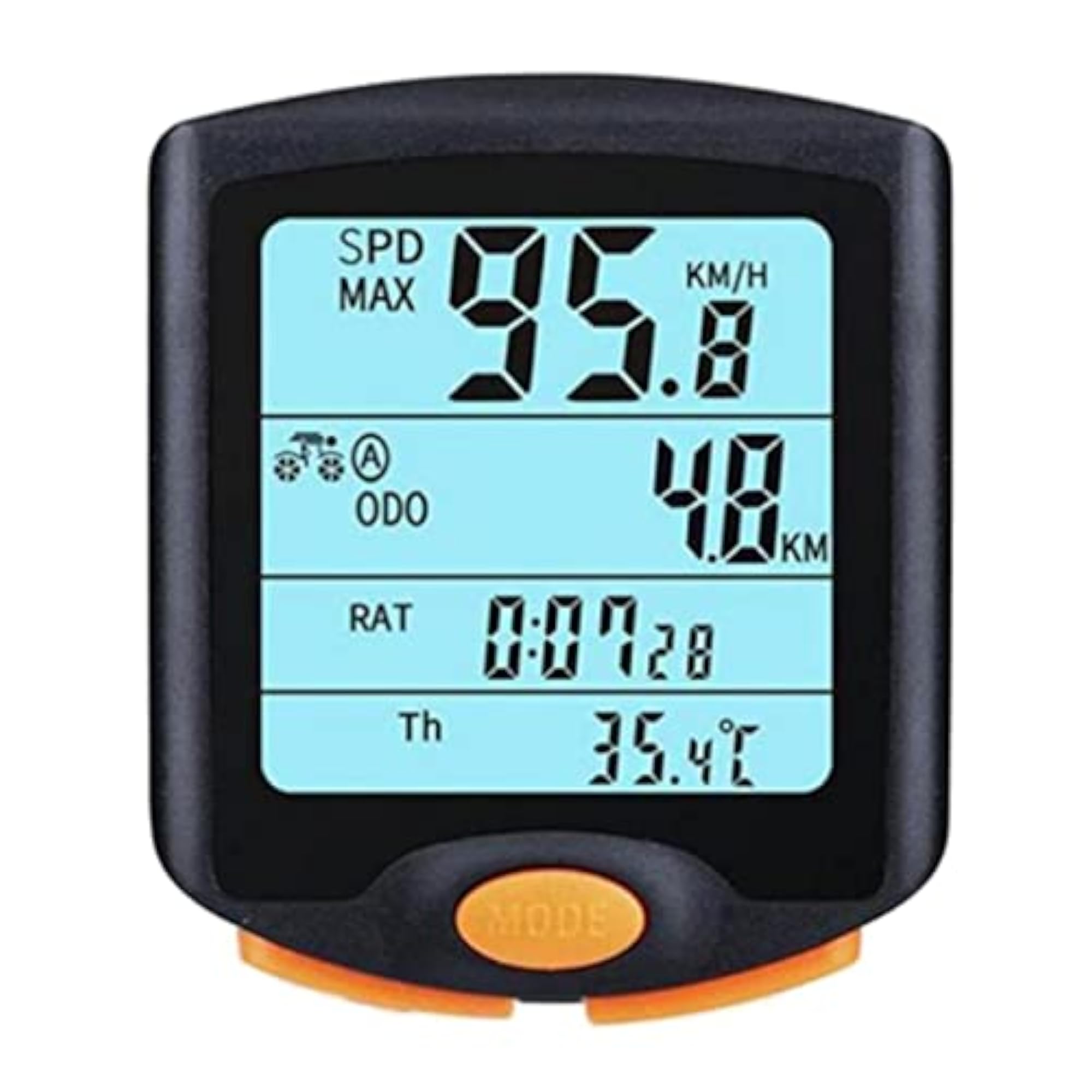 LCD Computer Bicycle Road MTB Bike Backlight Speedometer
