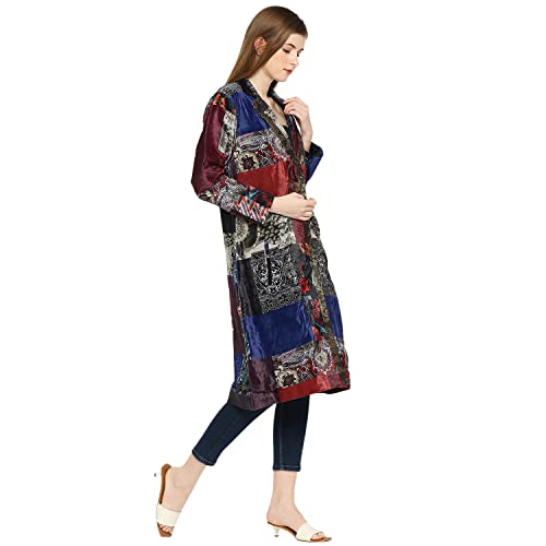 Buy CLOTH HAUS INDIA Multicolor Patchwork Stylish Fashionable Long