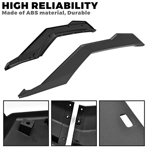 Deflector de guardabarros Can-Am X3 para solucionar salpicaduras traseras 4