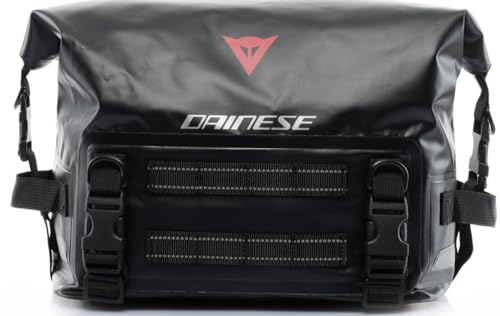Sacoche moto DAINESE Explorer WP 19L PVC noir : gardez vos affaires au sec en route