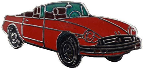 MG MGB Car shape lapel pin rubber bumper - Red