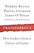 Transparency: How Leaders Create a Culture of Candor (J-B Warren Bennis Series)