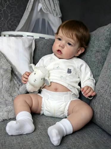 Muñeco Bebé Realista Reborn 22" Cuerpo Completo Niño miniatura 5