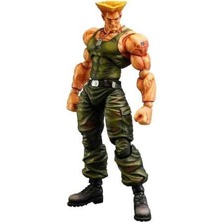 Amazon Super Street Fighter Iv Arcade Edition Play Arts改 ガイル Pvc塗装済みアクションフィギュア フィギュア ドール 通販