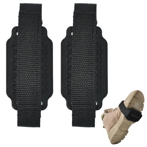 Picos de agarre antideslizantes, tacos de hielo, agarradores de zapatos resistentes al desgaste para hombre, picos de nieve, tacos de tracción, botas, tacos de hielo ajustables, tacos de seguridad de