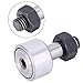 Needle Roller Bearing Stud KR19 CF8 High Precision Durable Cam Follower for Industrial Robots and Automatic Transmission Devices Bearing Steel 19mm 2pcs