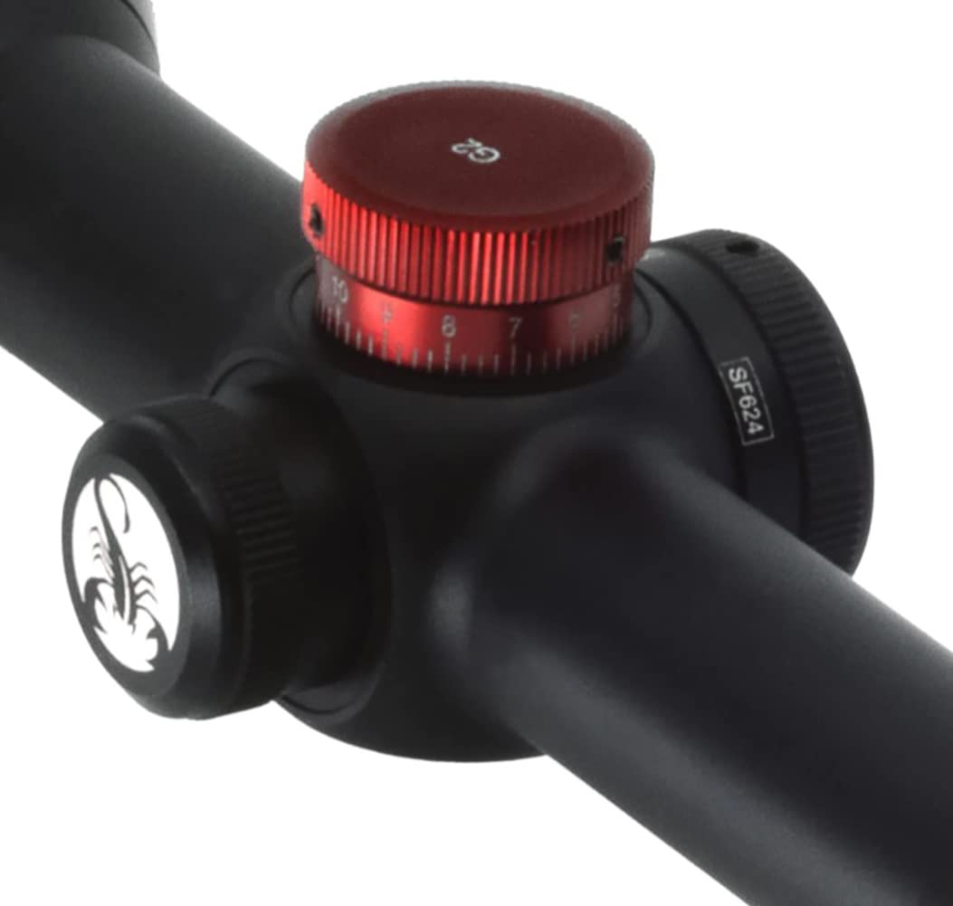Scoprion Optics Red Hot Varminter 6-24x44 Scope - Duplex Reticle