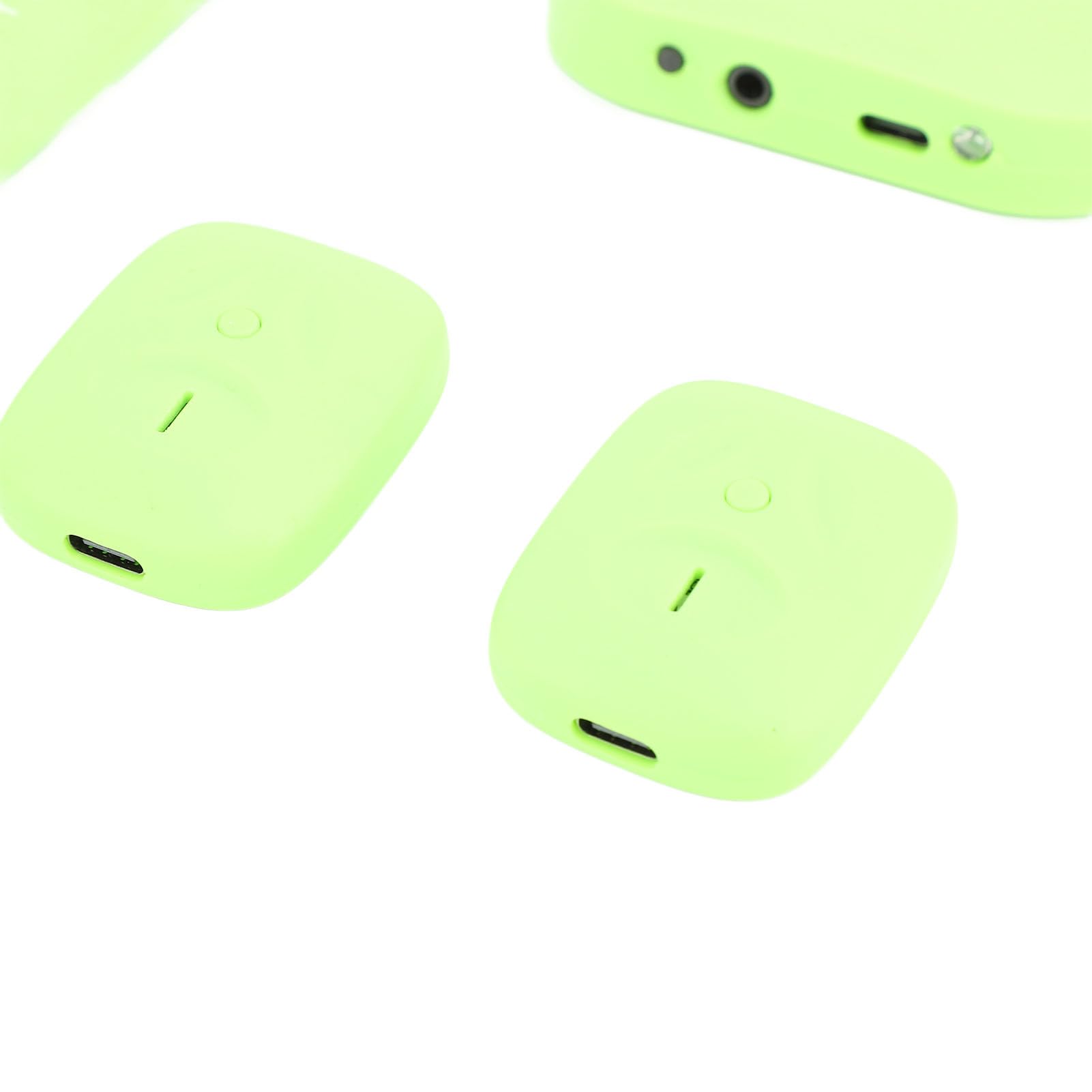 Zestaw Wirtualnych Pałeczek Perkusyjnych, Zestaw Perkusji Elektrycznych z 8 Dźwiękami, Cichy Czujnik Ruchu 3D, Impreza Domowa, dla Dorosłych i Dzieci (Zielony, 900 W, 31,5 x 14