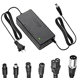 42V 2A Electric Scooter Charger with 6 Plugs for 36V 10S Lithium Battery, Universal Charger Replacement for Gotrax Jetson Swagtron Brid Segway Razor Sisigad Maxshot Ninebot Hiboy,Hoverboard Charge