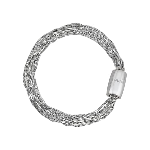 Breil, Collezione Magnetica System, Bracciale Donna Small Eclipse, in Acciaio Lucido, con Micro Catene e Pratica Chiusura con Magnete, Idee...