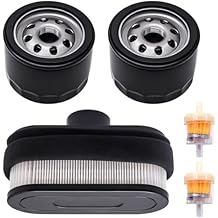 11013-0752 Air Filter + 49065-7007 49065-0721 Oil Filter Fit for Kawasaki FR651V FR730V FS481V FS541V FS600V FS651V FS691V FS730V 4 Stroke Engine with 11013-7046 Pre Cleaner