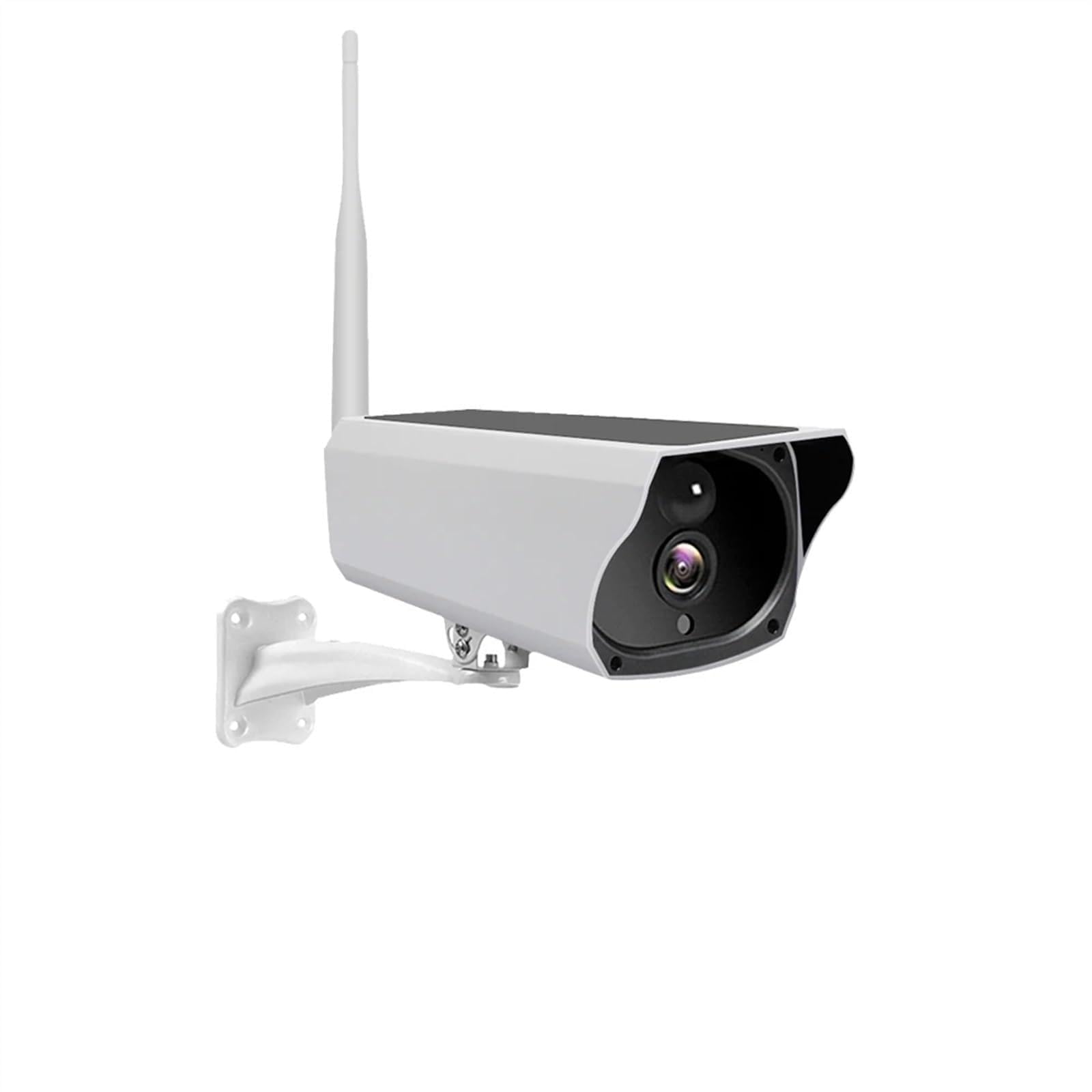 Camera Surveillance, Caméra solaire extérieure étanche PIR alarme de mouvement moniteur de Vision nocturne batterie faible puissance sans fil CCTV Protection de sécurité ,Sécurité, Antivol(2MP Camera)