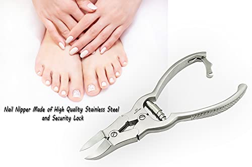 SMI - 16 cm Teennagelknipper professioneel voor dikke ingegroeide nagels pedicure nageltang teennagels op zwaar werk… - Afbeelding 3