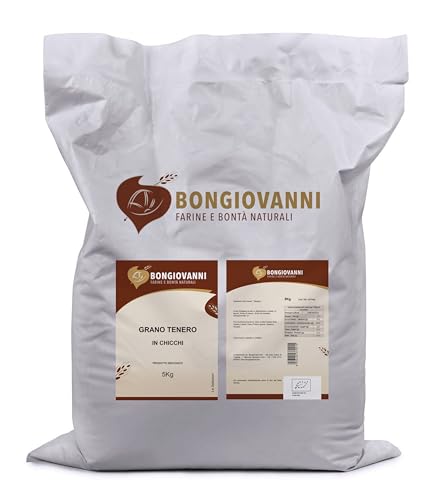 BONGIOVANNI FARINE E BONTA' NATURALI Grano Tenero in Chicchi 5Kg