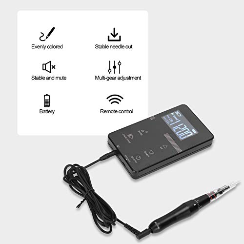 Digital Semi Permanent Tattoo Eyebrow Makeup Machine, Touch Screen Tattoo Lip Eye Liner Microblading Pen Device With Storage Bag For Beauty Salon And Home Use Ideal Gift Eyebrow Tattoo Pen #TOP7