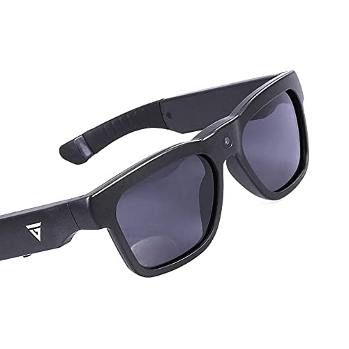 GoVision Royale Ultra High Definition Video Camera Sunglasses | Water Resistant Eyeglasses| 8MP Camcorder | Wide Angle View, Unisex Design, Stylish, Water Resistant and Lightweight Frame (Black)