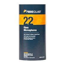 Fibre Glast Fiberglass Microspheres Bond Putty & Whipped Filler Paste for Surface Repairs Car, Auto, Boat & Forged Parts - Mix with Epoxy, Vinyl Ester, or Polyester Resin, Dries Clear, 4 Oz