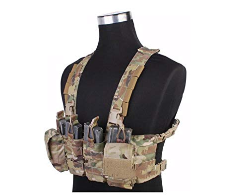 Emersongear AOJQ EmersonGear EASY Chest Rig Airsoft Military Combat Vest (Multicam)