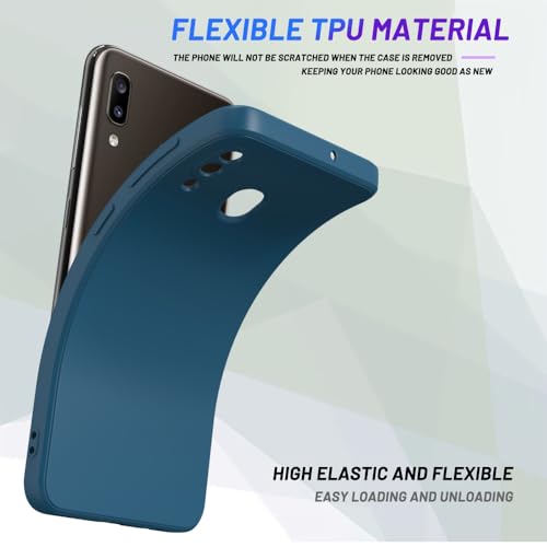Image of for Samsung Galaxy A20 Case Dark Blue, A30 Case Scratch Resistant with Soft Touch, Slim Thin Phone Cover for Samsung Galaxy A20 A30