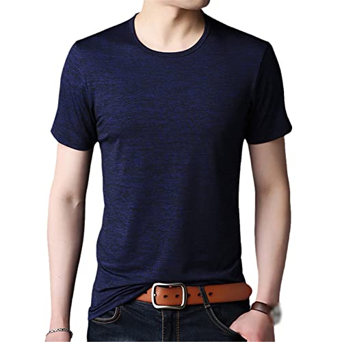 T-shirt d'été contre la chaleur en coton fin et léger pour homme