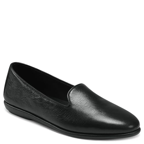 Aerosoles BETUNIA-002 Women'S Betunia Loafer Flat, Black Leather thumb #1