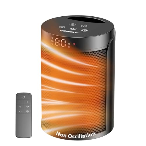 portable indoor heater with dual heat modes