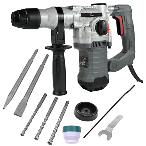 Rexxer | Bohrhammer SDS Plus Profi | Bohrmaschine Set 1050W | Drehzahl 800 min-1 | Bohrleistung Ø 26 mm | Abbruchhammer… – Bild 3