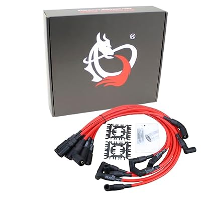 AIP Electronics Dragon Fire Race Series High Performance Ignition Spark Plug Wire Set Compatible with 1996-2000 GM GMC V8 5.7L OEM Fit PWJ104
