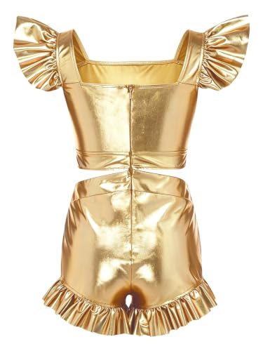 Romper formal de jazz y ropa de baile infantil de noche sin mangas 2