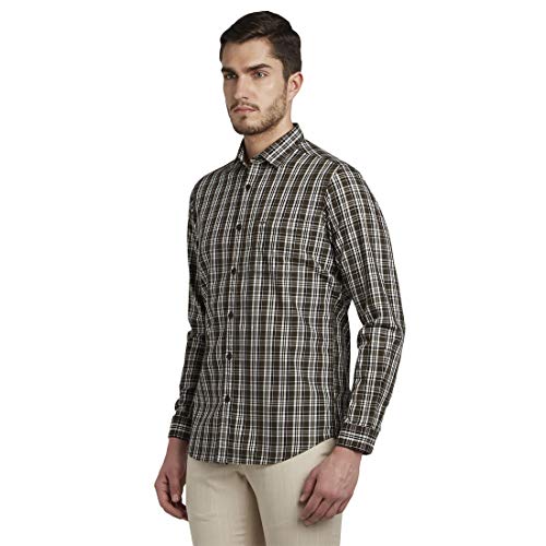 Image of Colorplus Men's Checkered Regular Fit Casual Shirt