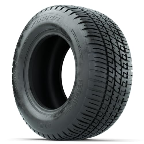 GTW Fusion 18 inch Golf Cart Street Tire | 205/50-10 | No Lift Required | Universal Fitment with 10 inch Wheels