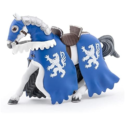 Papo Lion Knight Horse Figurine with Lance Cover
