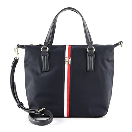 Tommy Hilfiger Poppy Small Tote Corp, talla única, Navy Corporate, Medium