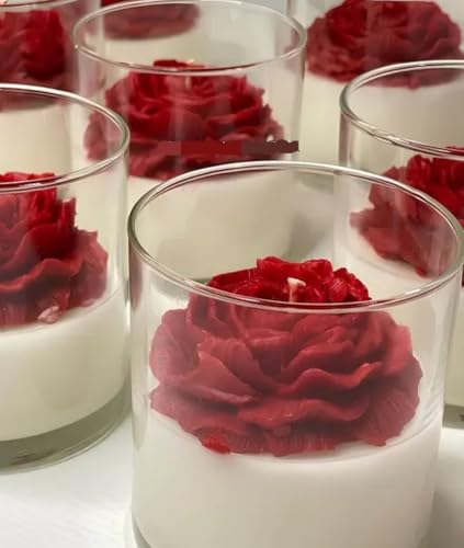 Bougie parfumée de luxe en forme de cœur décoration maison