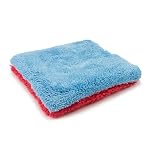 Autofiber Flat Out Microfiber Car Wash Pad - Pack of 4, Blue/Red (9 inch x 8 inch) - Image 3