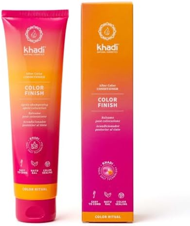 KHADI COLOR FINISH After Hair Dye Conditioner - Quick Color Set, Immediate Combability, Brilliant Shine, 100% Vegan, 5 Fl oz