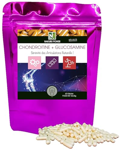 NAKURU Chondroïtine + Glucosamine 60 Gélules